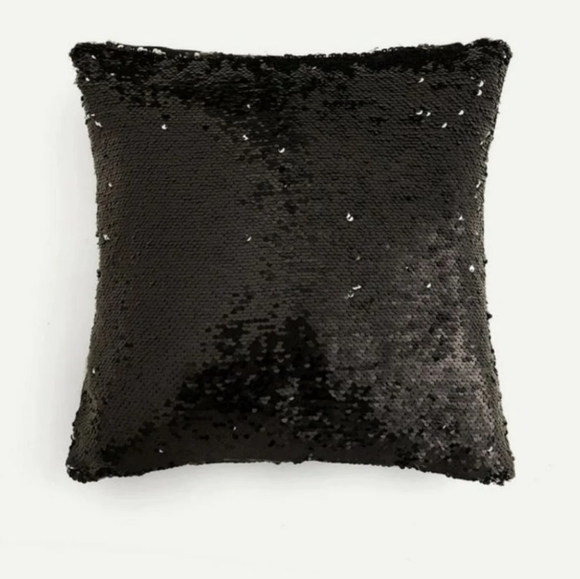 Down Feather Sequin Pillow - Picture 2 of 8